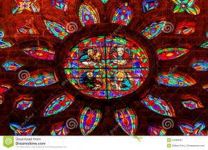 gospel-writers-stained-glass-window-seville-cathedral-spain-mark-matthew-luke-john-rose-saint-mary-see-34285007